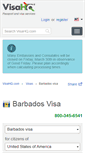 Mobile Screenshot of barbados.visahq.com