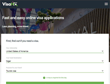 Tablet Screenshot of niger.visahq.com