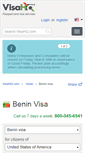 Mobile Screenshot of benin.visahq.com