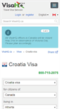 Mobile Screenshot of croatia.visahq.ca
