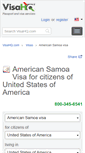 Mobile Screenshot of american-samoa.visahq.com