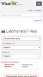 Mobile Screenshot of liechtenstein.visahq.com.ng