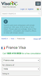 Mobile Screenshot of france.visahq.in