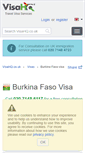 Mobile Screenshot of burkina-faso.visahq.co.uk