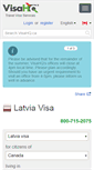 Mobile Screenshot of latvia.visahq.ca
