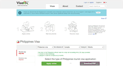 Desktop Screenshot of philippines.visahq.ca