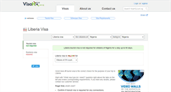 Desktop Screenshot of liberia.visahq.com.ng