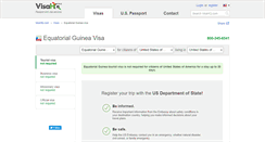 Desktop Screenshot of equatorial-guinea.visahq.com