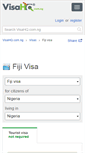 Mobile Screenshot of fiji.visahq.com.ng