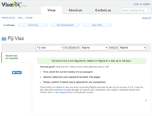 Tablet Screenshot of fiji.visahq.com.ng