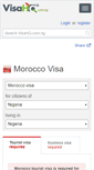 Mobile Screenshot of morocco.visahq.com.ng