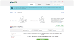 Desktop Screenshot of cambodia.visahq.ca