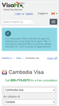 Mobile Screenshot of cambodia.visahq.ca