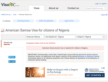 Tablet Screenshot of american-samoa.visahq.com.ng