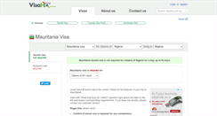 Desktop Screenshot of mauritania.visahq.com.ng