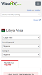 Mobile Screenshot of libya.visahq.com.ng