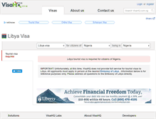 Tablet Screenshot of libya.visahq.com.ng