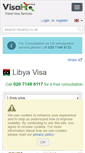 Mobile Screenshot of libya.visahq.co.uk