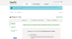 Desktop Screenshot of belgium.visahq.com