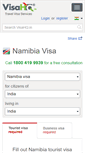 Mobile Screenshot of namibia.visahq.in