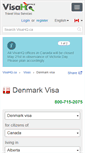 Mobile Screenshot of denmark.visahq.ca
