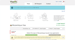 Desktop Screenshot of mozambique.visahq.co.uk