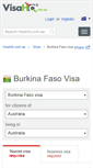 Mobile Screenshot of burkina-faso.visahq.com.au