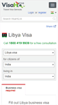 Mobile Screenshot of libya.visahq.in