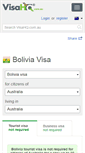 Mobile Screenshot of bolivia.visahq.com.au