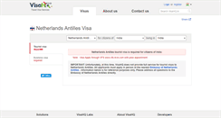 Desktop Screenshot of netherlands-antilles.visahq.in
