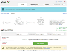 Tablet Screenshot of egypt.visahq.co.uk