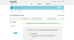 Desktop Screenshot of guatemala.visahq.ca