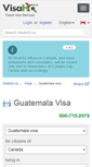 Mobile Screenshot of guatemala.visahq.ca