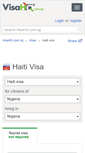 Mobile Screenshot of haiti.visahq.com.ng