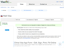Tablet Screenshot of haiti.visahq.com.ng
