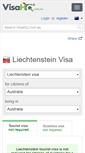 Mobile Screenshot of liechtenstein.visahq.com.au