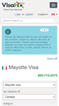 Mobile Screenshot of mayotte.visahq.ca