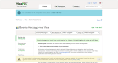 Desktop Screenshot of bosnia-herzegovina.visahq.co.uk