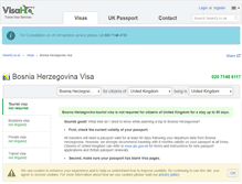Tablet Screenshot of bosnia-herzegovina.visahq.co.uk