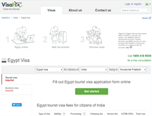Tablet Screenshot of egypt.visahq.in