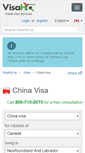 Mobile Screenshot of china.visahq.ca