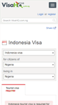 Mobile Screenshot of indonesia.visahq.com.ng