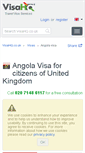 Mobile Screenshot of angola.visahq.co.uk