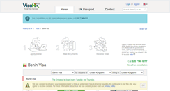 Desktop Screenshot of benin.visahq.co.uk