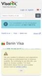 Mobile Screenshot of benin.visahq.co.uk