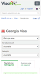 Mobile Screenshot of georgia.visahq.com.au