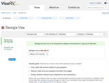 Tablet Screenshot of georgia.visahq.com.au