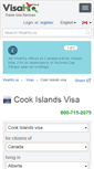 Mobile Screenshot of cook-islands.visahq.ca