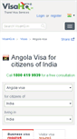 Mobile Screenshot of angola.visahq.in