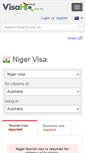 Mobile Screenshot of niger.visahq.com.au